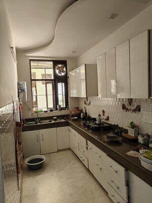 Kitchen in 2 BHK Builder Floor at Huda Staff Colony, Sector 46 – for Rent