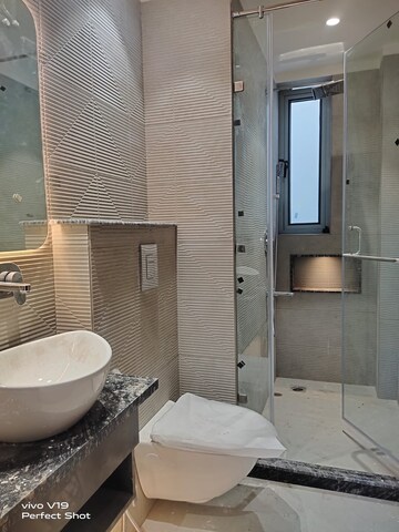 Bathroom in 3 BHK Apartment at Kailash Hills – for Rent