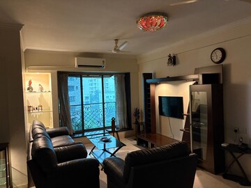 Living Room in 3 BHK Apartment at Versova View, Andheri West – for Rent