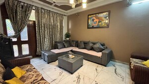 Living Room in 6 BHK Villa at Gamma I Greater Noida – for Sale