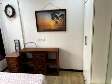 Kitchen in 3 BHK Apartment at Poonam Apartments Worli, Worli – for Rent