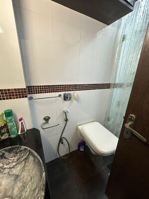 Bathroom in 2 BHK Apartment at Versova View, Andheri West – for Rent