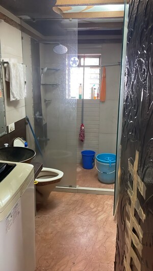 Bathroom in 3 BHK Apartment at Swami Tower, Chembur – for Rent