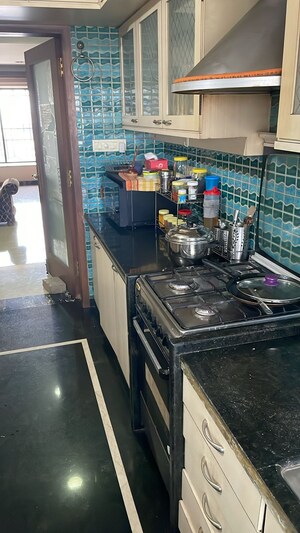 Kitchen in 3 BHK Apartment at Swami Tower, Chembur – for Rent