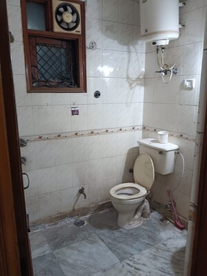 Bathroom in 3 BHK Builder Floor at Malviya Nagar – for Rent