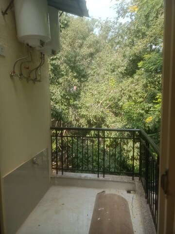 Balcony in 3 BHK Apartment at Vasant Kunj – for Rent