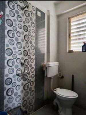 Bathroom in 2 BHK Apartment at Swastik Pride Homes, Rahatani – for Rent