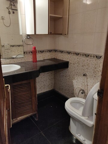 Bathroom in 2 BHK Builder Floor at Greater Kailash I – for Rent