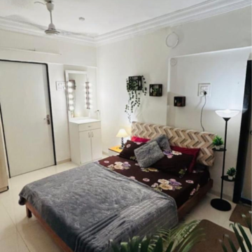 Bedroom in 3 BHK Apartment at Sky Anchorage, Versova – for Rent