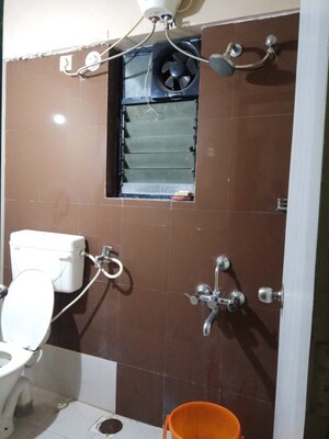 Bathroom in 1 BHK Apartment at Amrutvel Apartment, Karve Nagar – for Rent