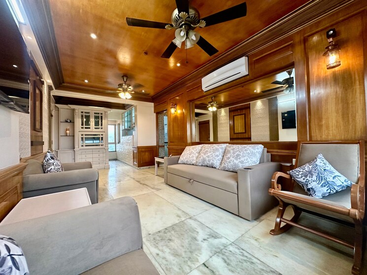 Living Room, nahars-everest 2 Bedroom 909 Sq.Ft. Apartment In Versova Mumbai 9298260