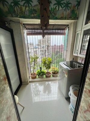 Balcony in 3 BHK Apartment at Globe Heights, Goregaon East – for Sale
