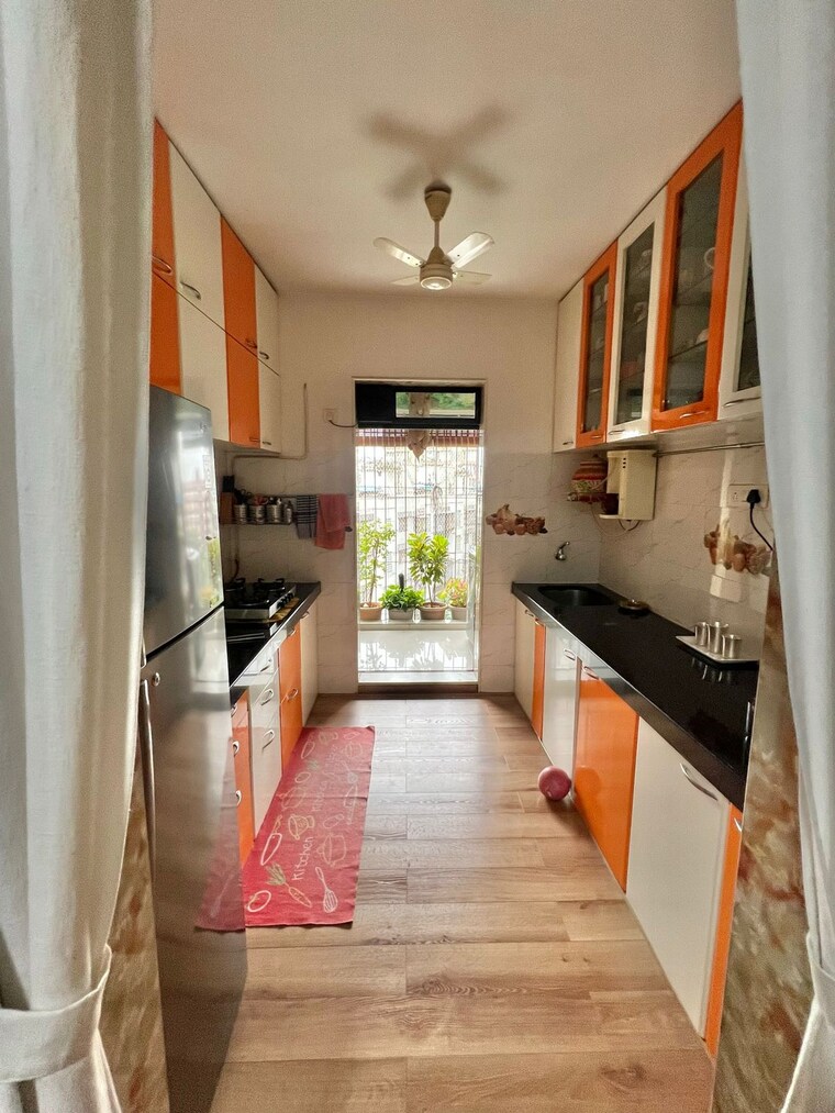 Kitchen, globe-heights 3 Bedroom 1200 Sq.Ft. Apartment In Goregaon East Mumbai 9298295