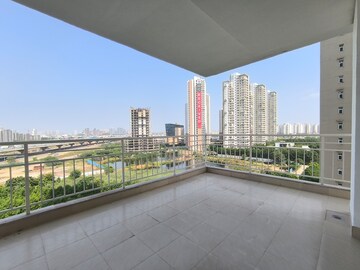 Balcony in 3 BHK Apartment at Puri Emerald Bay, Sector 104 – for Rent