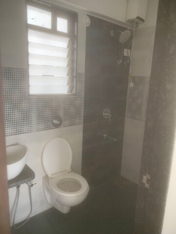 Bathroom in 1 BHK Apartment at Shivalik Bandra North Gulmohar Avenue, Bandra East – for Rent