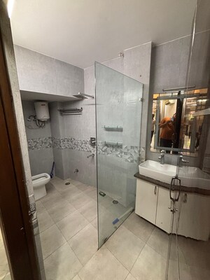 Bathroom in 2 BHK Apartment at Saket – for Rent