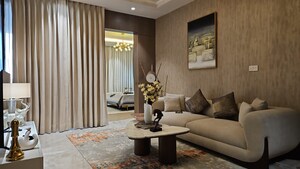 Living Room in 2.5 BHK Apartment at Aerocity – for Sale