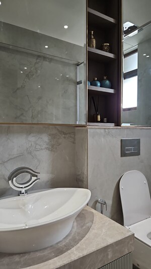 Bathroom in 2.5 BHK Apartment at Aerocity – for Sale