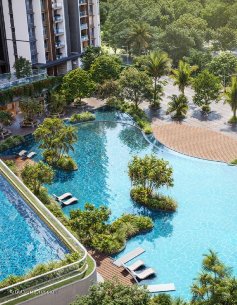 Garden, kalpataru-parkcity 2 Bedroom 745 Sq.Ft. Apartment In Kolshet Road Thane 9298504