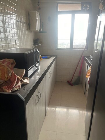 Kitchen in 2 BHK Apartment at Sethia Green View, Goregaon West – for Rent