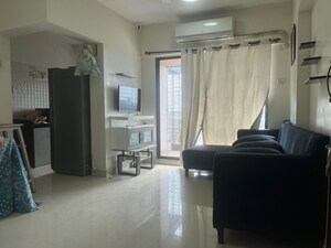 Living Room in 2 BHK Apartment at Sethia Green View, Goregaon West – for Rent
