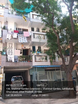 1 BHK Builder Floor – Exterior View View at Shalimar Garden - for Rent