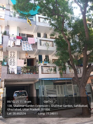 1 BHK Builder Floor – Exterior View View at Shalimar Garden - for Rent