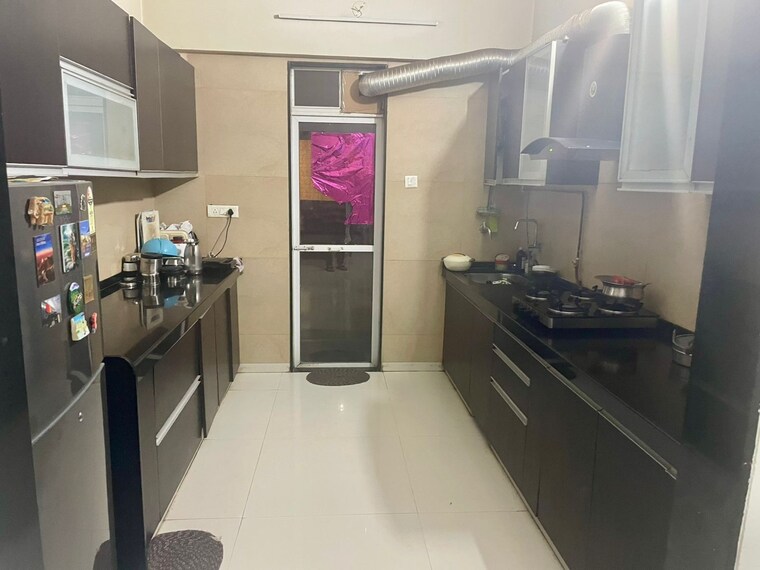 Kitchen, akshar-elementa 3 Bedroom 1500 Sq.Ft. Apartment In Wakad Pune 9298710