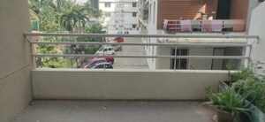 Balcony in 2 BHK Apartment at Treasure Island, Pimple Saudagar – for Rent