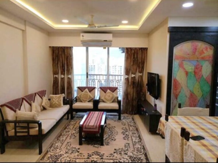 Living Room, platinum-heritage 2 Bedroom 587 Sq.Ft. Apartment In Ghodbunder Road Thane 9299076