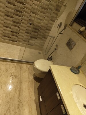 Bathroom in 3 BHK Builder Floor at Greater Kailash ii – for Rent
