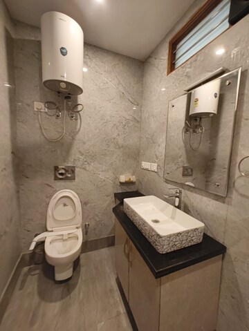 Bathroom in 3 BHK Builder Floor at Alaknanda – for Rent