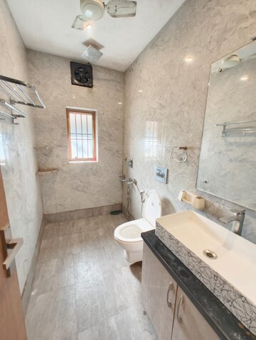 Bathroom in 3 BHK Builder Floor at Alaknanda – for Rent