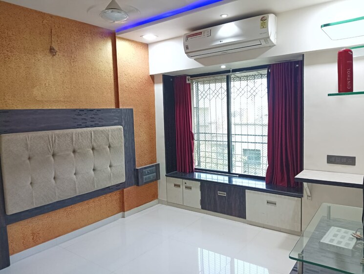 Bedroom, dheeraj-valley 2 Bedroom 900 Sq.Ft. Apartment In Goregaon East Mumbai 9299265