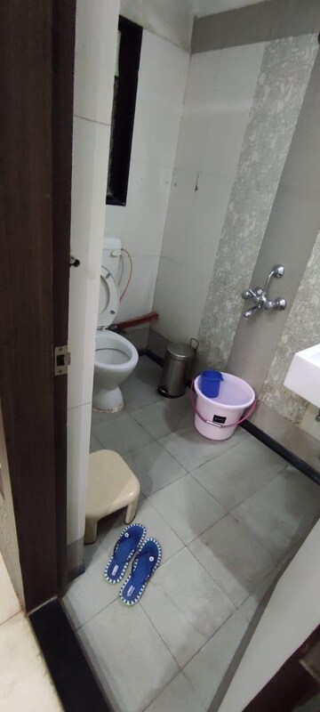 Bathroom in 2 BHK Apartment at Varsha Park Society, Pashan – for Rent