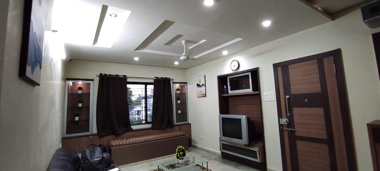 Living Room, varsha-park-society 2 Bedroom 1200 Sq.Ft. Apartment In Pashan Pune 9299381