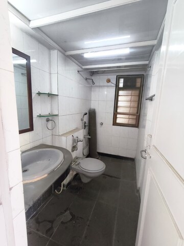 Bathroom in 3 BHK Apartment at Aster Tower, Goregaon East – for Rent
