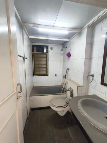 Bathroom in 3 BHK Apartment at Aster Tower, Goregaon East – for Rent