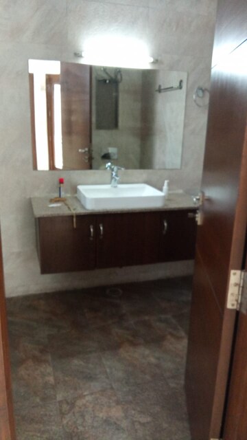 Bathroom in 4 BHK Builder Floor at East Of Kailash – for Rent