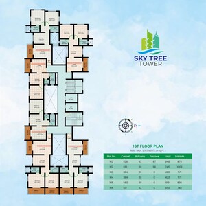Master Plan in 2 BHK Apartment at Kiran Sky Tree Tower, Talegaon Dabhade – for Sale