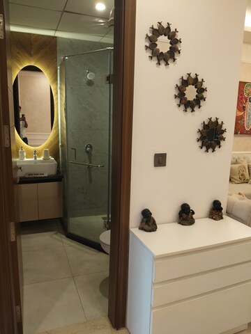 Bathroom in 3 BHK Builder Floor at NKV Golden Avenue, Sohna Sector 35 – for Sale