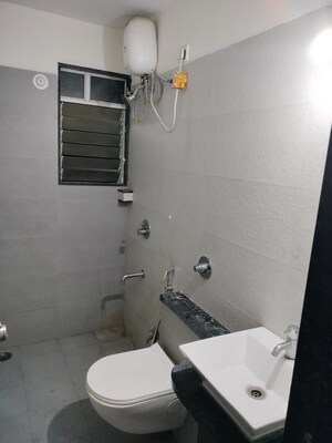 Bathroom in 2 BHK Apartment at Gini Belvista Phase 1, Dhanori – for Rent