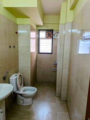 Bathroom in 2 BHK Apartment at Siddha Galaxia, Rajarhat – for Rent