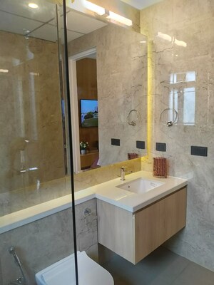 Bathroom in 3.5 BHK Apartment at Signature Global Daxin Vistas, Bhondsi – for Sale