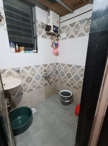 Bathroom in 1 BHK Apartment at Kopar Khairane – for Sale