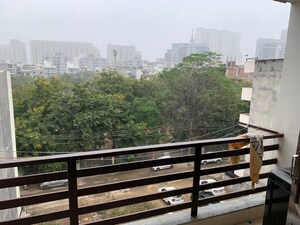 Balcony in 3 BHK Apartment at Sector 43 – for Rent