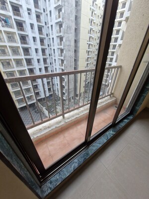 Balcony in 1 BHK Apartment at Ekta Brooklyn Park, Virar West – for Rent