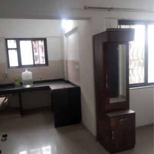 Living Room in 1 BHK Apartment at Mahalunge – for Rent