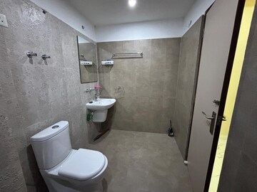 Bathroom in 3 BHK Apartment at Mani Casa, New Town – for Rent
