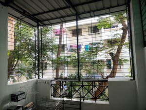 Balcony in 1 BHK Apartment at Laxmi Nagar Society, Dhanori – for Rent